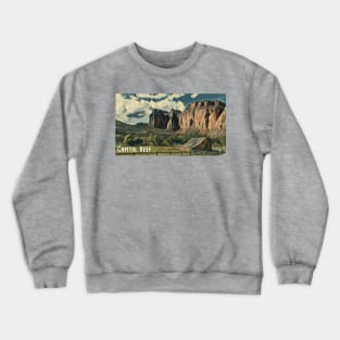 Capitol Reef National Park Watercolor Crewneck Sweatshirt